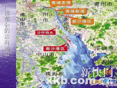 广州南沙保税港区位于广州市南沙区龙穴岛上