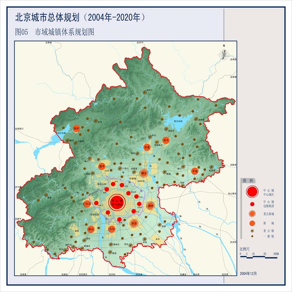 (图)北京城市总体规划