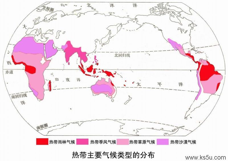 热带雨林气候或赤道气候