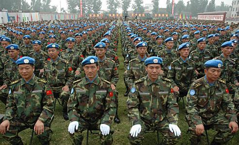 中国正式第一支\蓝盔\部队--军事工程