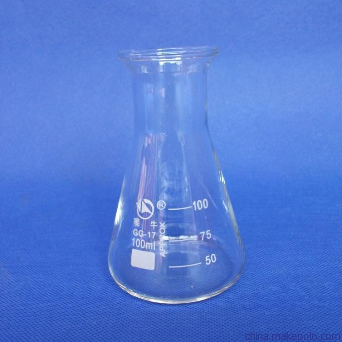 基本介绍   锥形瓶为平底窄口的锥形容器,一般皆使用於滴定实验中.